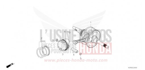 VILEBREQUIN/PISTON SH125ADT de 2026